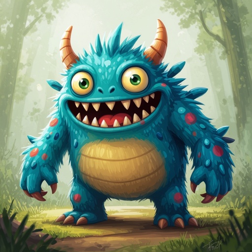 Create a funny looking monster
