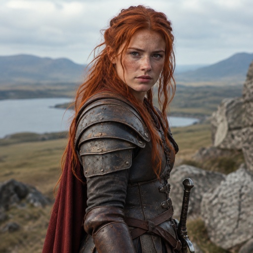 Female Fiery ginger fighter