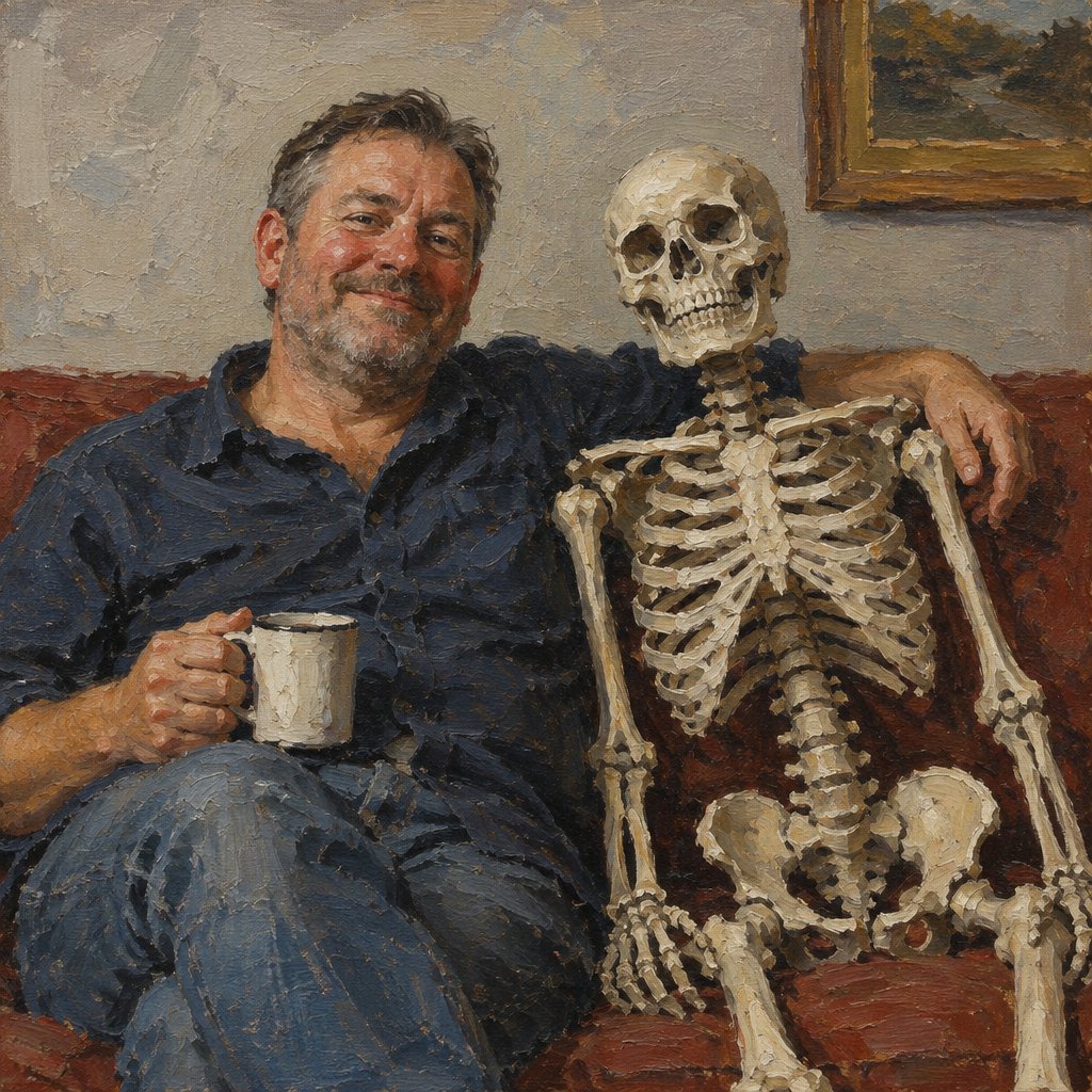Dad & Skeleton