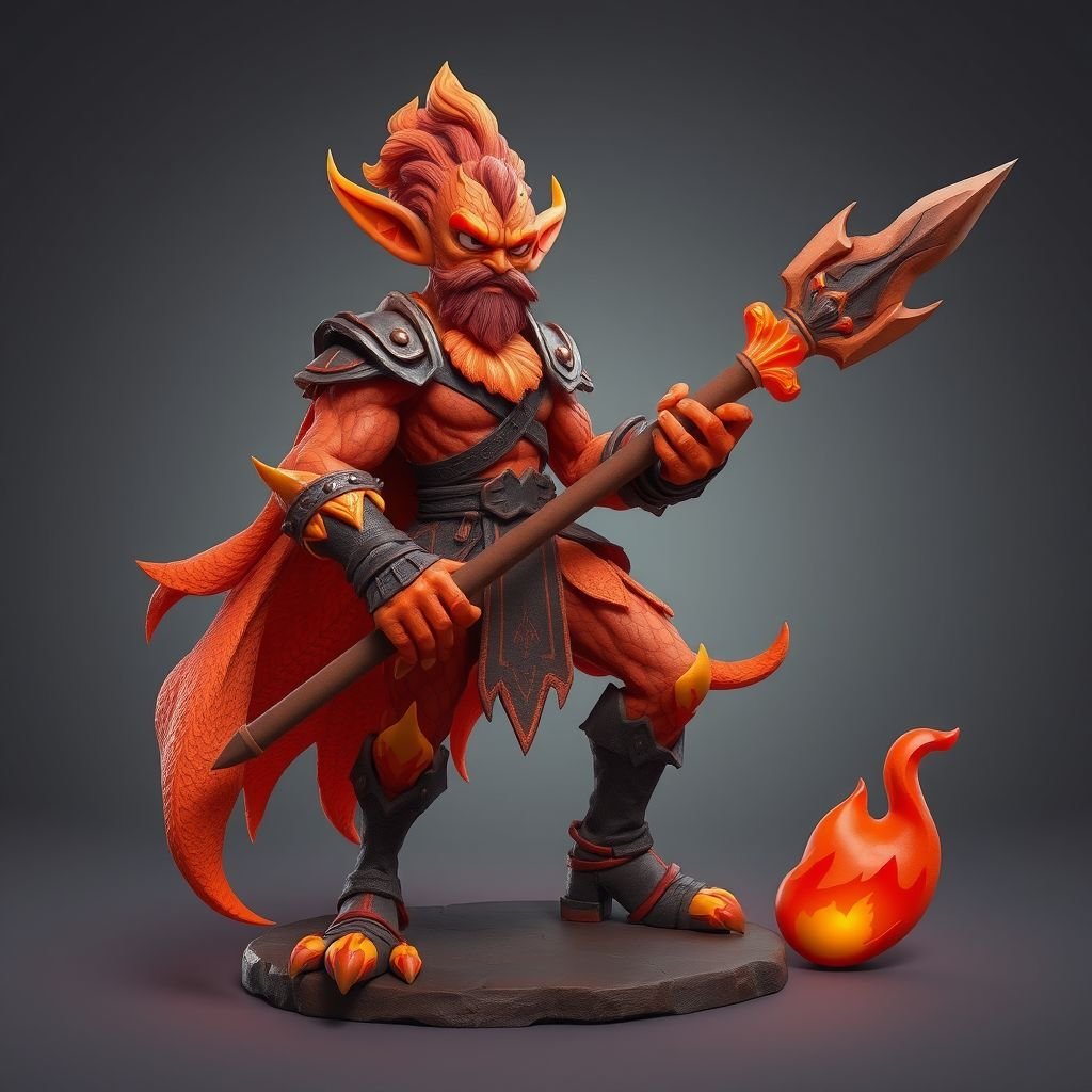 Create a character: battle hero Rhen the Fire-Singer – A lean, muscular man. Show him head to toe including his shoes.