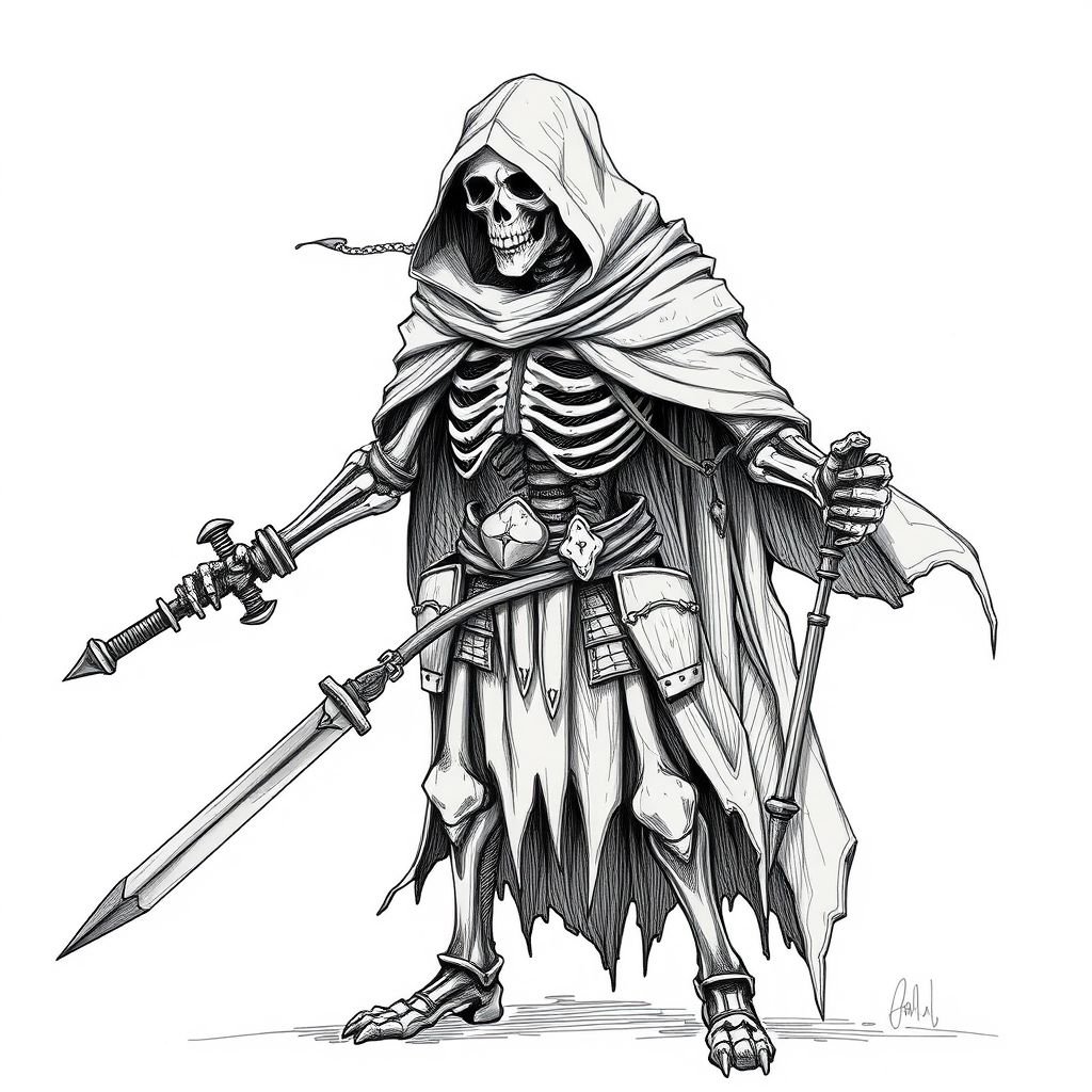 Skeleton mercenary