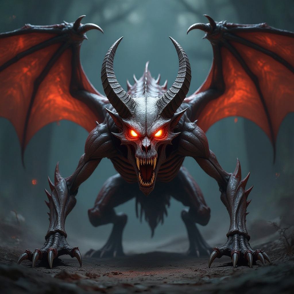 Scary Demonic Creature