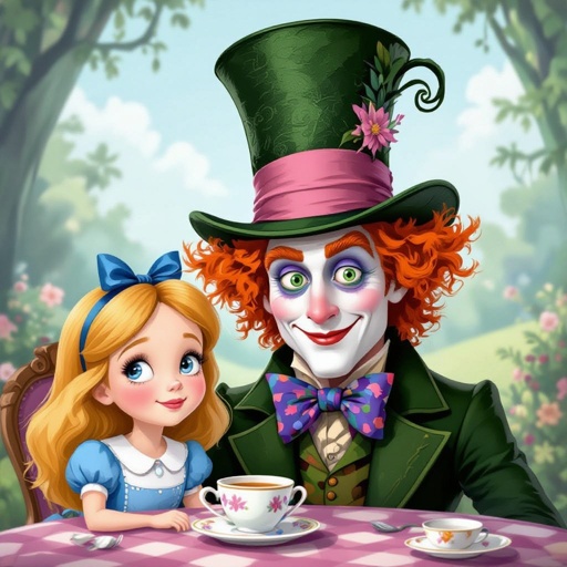 The mad hatter and Alice’s son