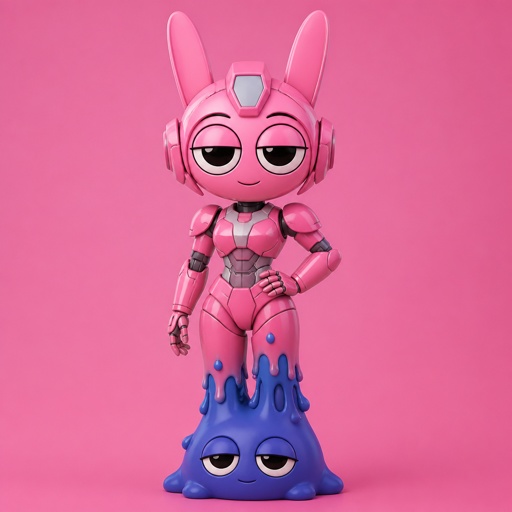 Pinki from Sprunki as Elita One merging with Jevin from Sprunki starting with her legs 