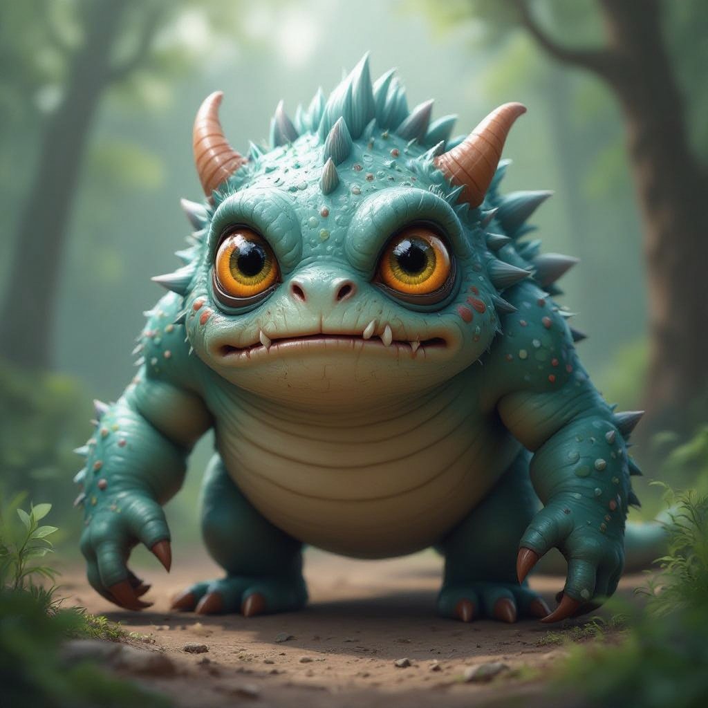 Create a funny but weird looking monster