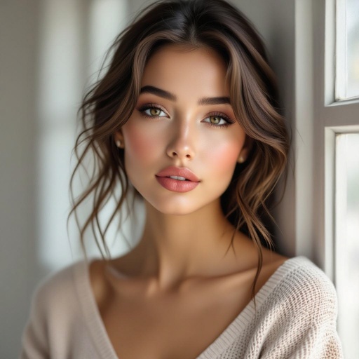 Create a character girl who is funny but about fashion and loves lipgloss 