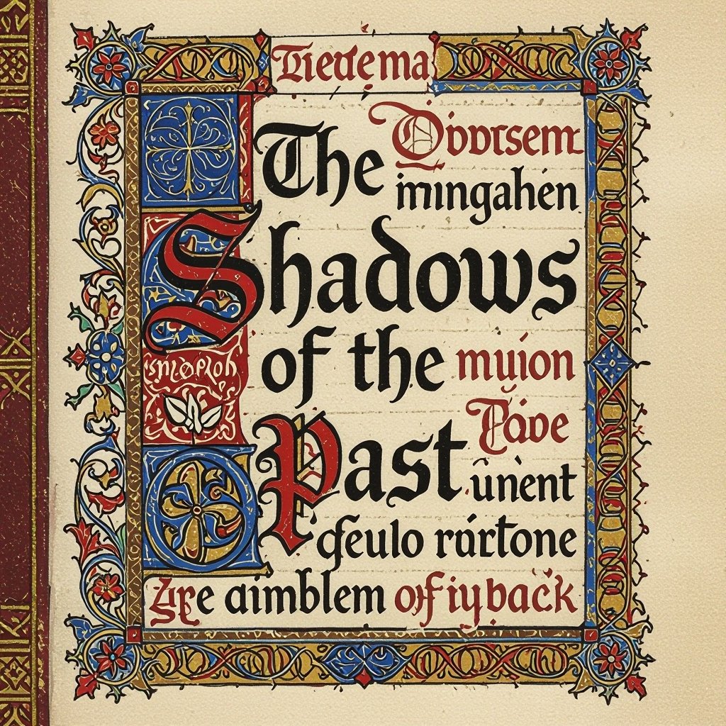 Book front cover title of the shadows of the past