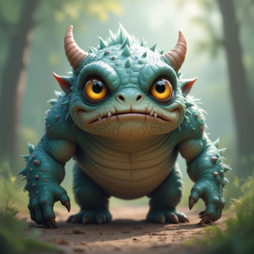 Create a funny but weird looking monster