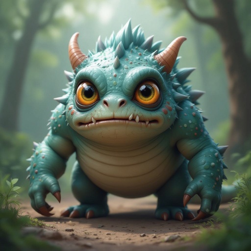 Create a funny but weird looking monster