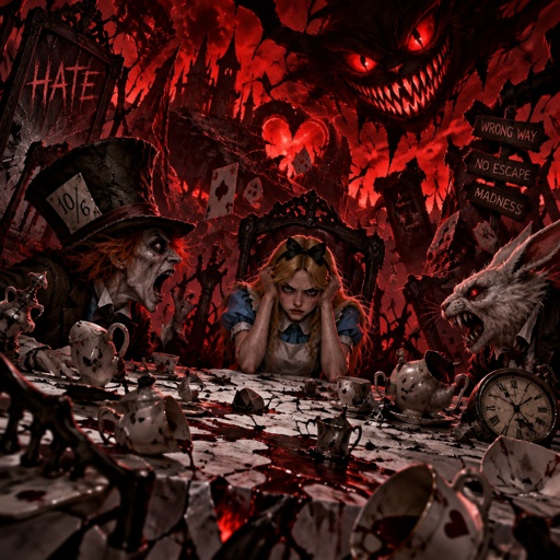 The mad hate for Alice in wonderland 