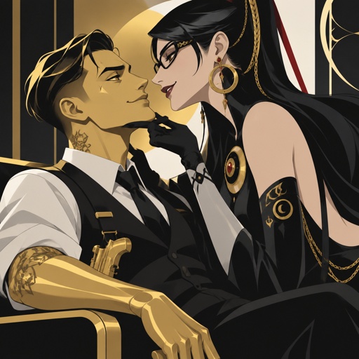 Midas from Fortnite, Bayonetta from super smash bros flirting