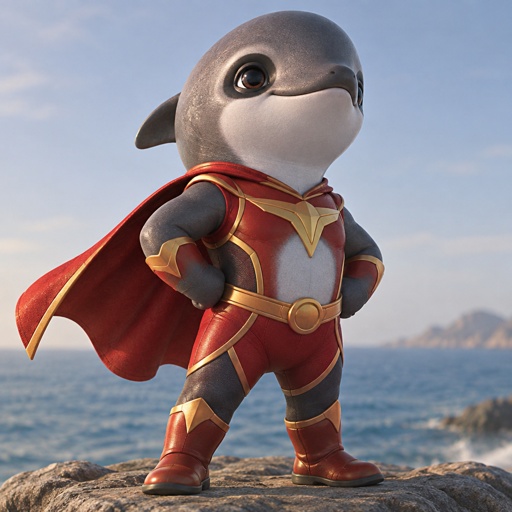 He was a Vaquita transformed into a little superhero warrior, make more human