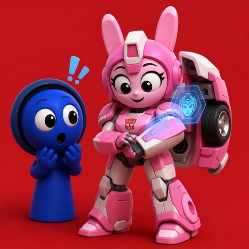 Jevin from sprunki noticing that Pinki from sprunki as Elita one is upgrading the armour now that she and Jevin are one being now