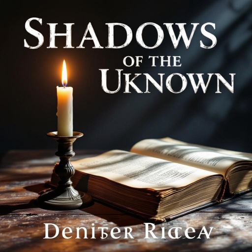 Book with title shadows of the unknown book cover