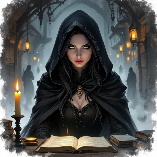 Delaney Blackwood who is a fate broker female mysterious 
