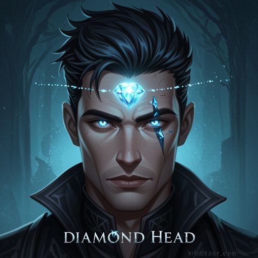 They are male and are a anti hero with the superpower to make his body turn into any material he touches he as a diamond in his forehead so he can turn his body to diamond at will his hero name is diamond head his eye colour is made out of blue diamonds