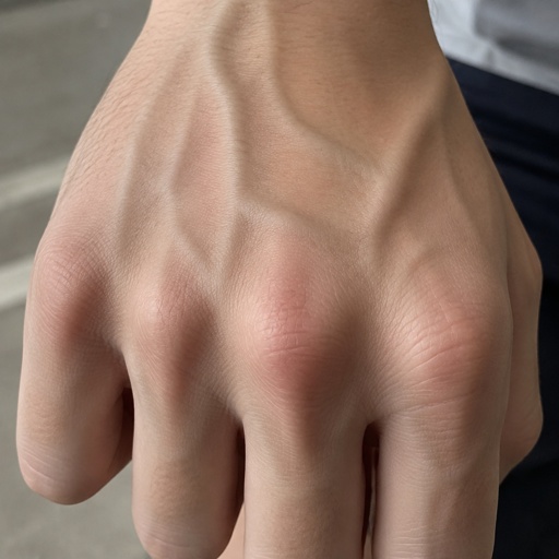 Metacarpal Knuckles Hand Teen Boy 
