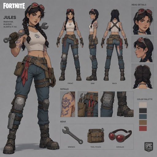 Jules from Fortnite