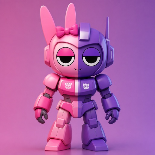 Pinki from Sprunki as Elita One merging with Jevin from Sprunki
