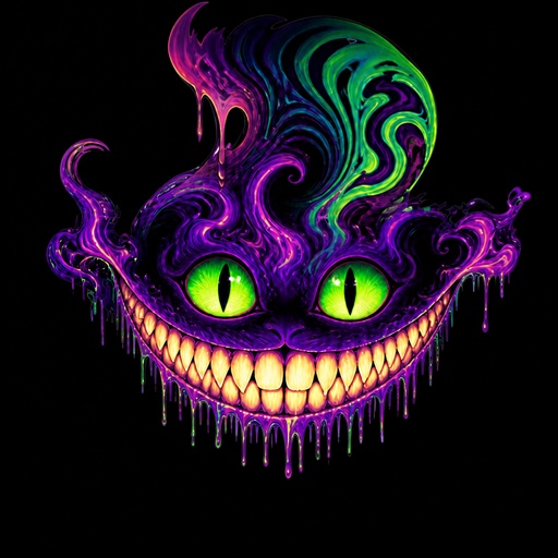 a close up of a face on a black background