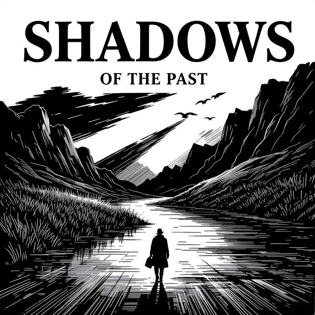 Book front cover title of the shadows of the past