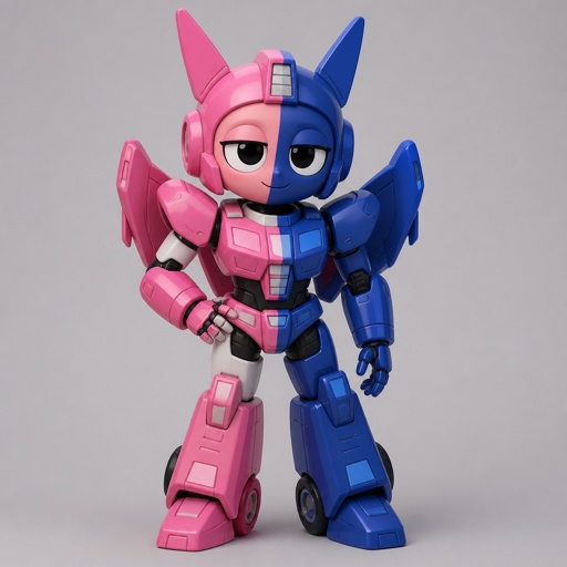 Pinki from Sprunki as Elita One merging with Jevin from Sprunki