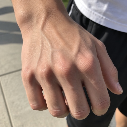 Metacarpal Knuckles Hand Teen Boy 