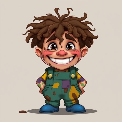 Create a adult funny character name mud dud