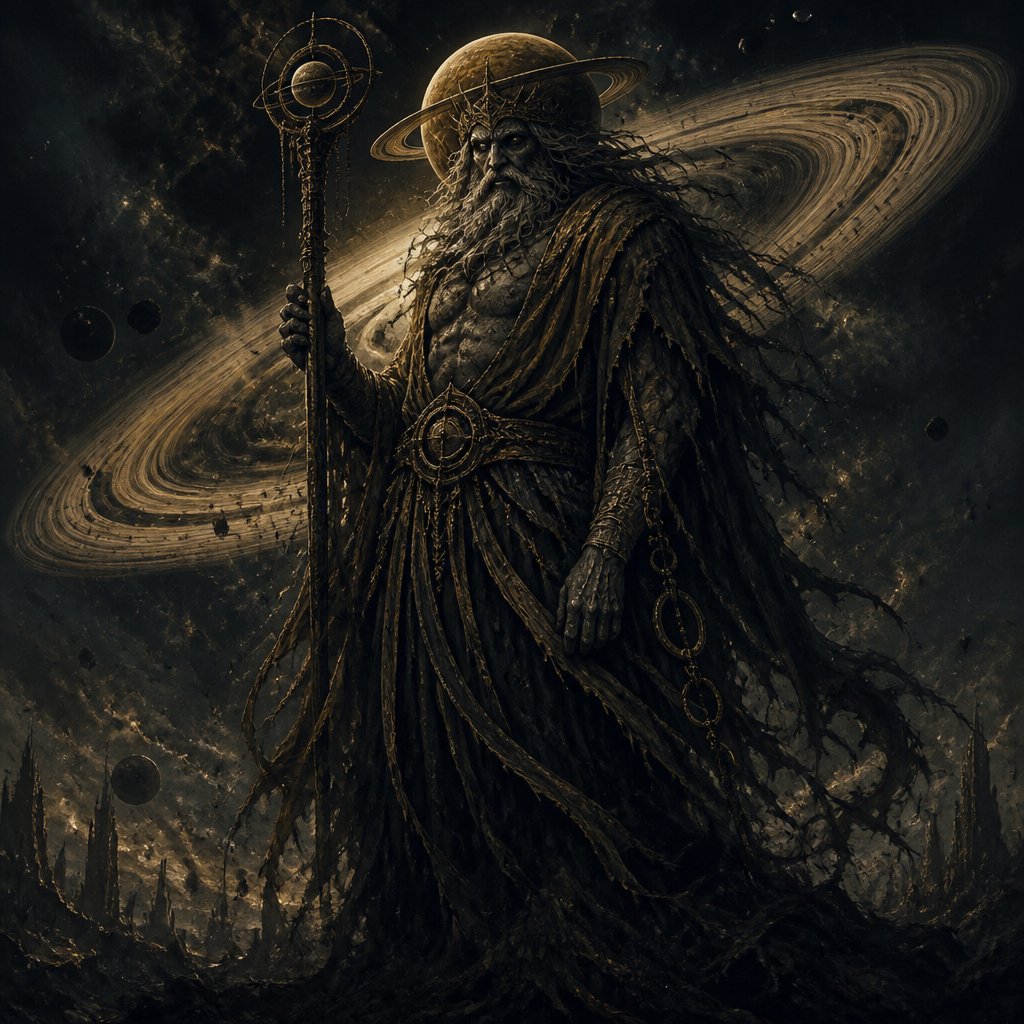 saturn as a man