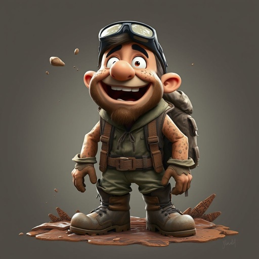 Create a funny character name mud dud
