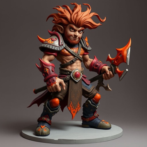 Create a character: battle hero Rhen the Fire-Singer – A lean, muscular man. Show him head to toe including his shoes.