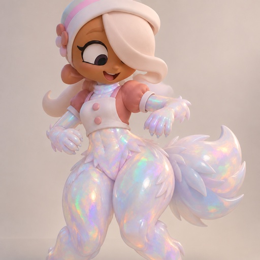 a figurine of a girl in a white outfit