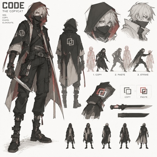 assassin name code, copy cat, copy and paste ability