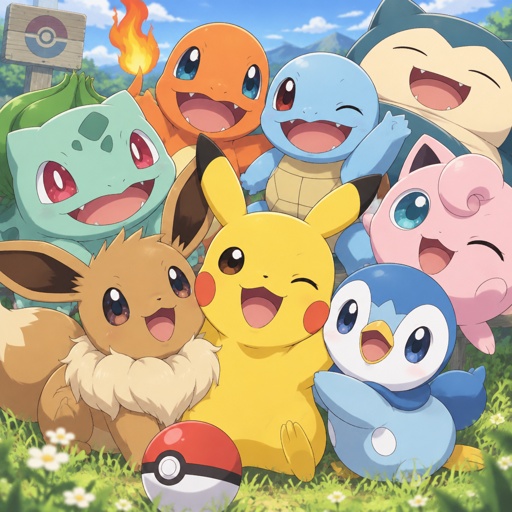 various Pokemon