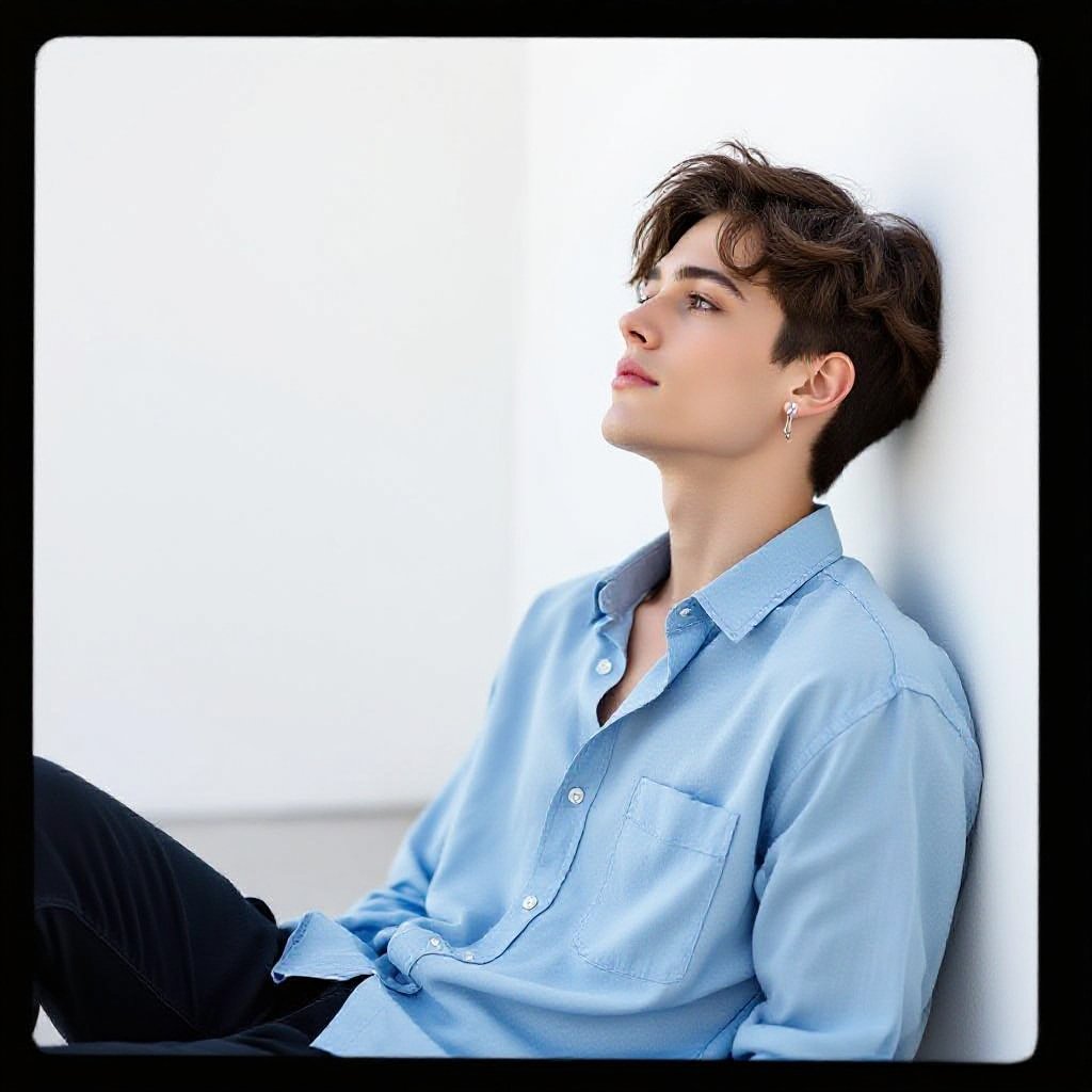 non-binary male leaning