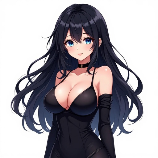 A black girl with big boobs and 