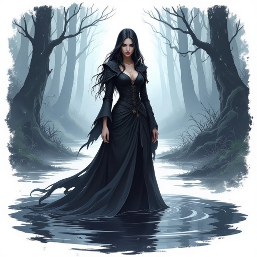 Delaney Blackwood-mysterious character (name meaning dark river ,dark dense forest)