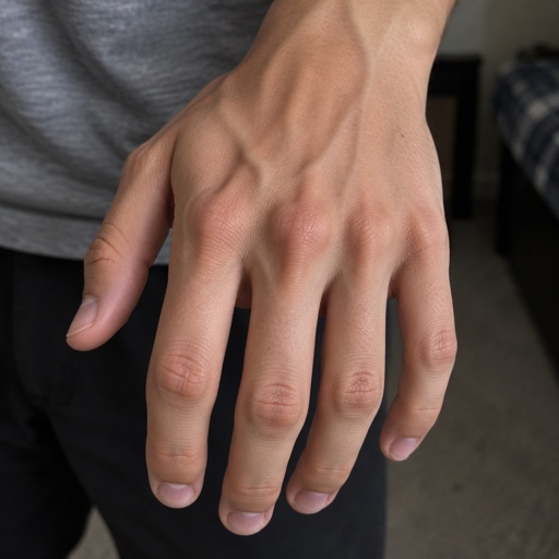 Metacarpal Knuckles Hand Teen Boy 