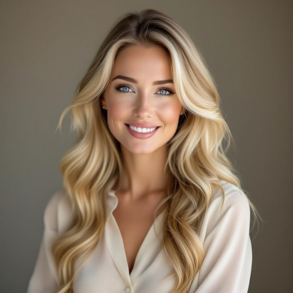 A blonde mother