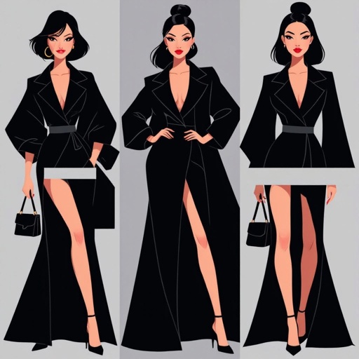 Create a character lady who has attitude but is funny looking but about fashion and loves lipgloss