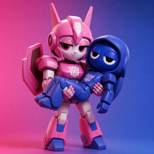 Pinki from Sprunki as Elita One merging with Jevin from Sprunki
