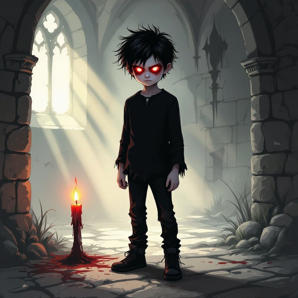 Telekineticz and dark manipulation powers boy teenager 17 years old dark with bad past and mysterious and quite