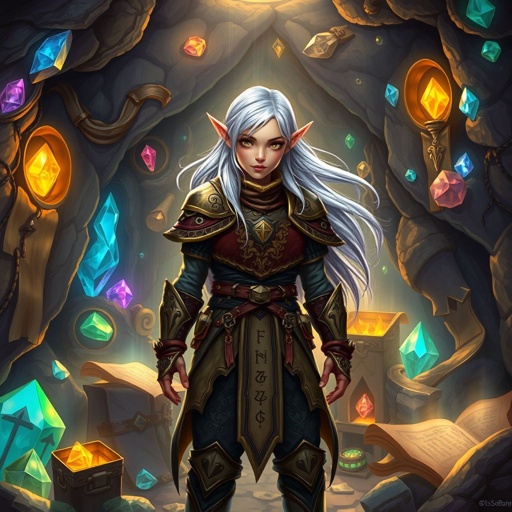 Cave room full of wondrous treasures