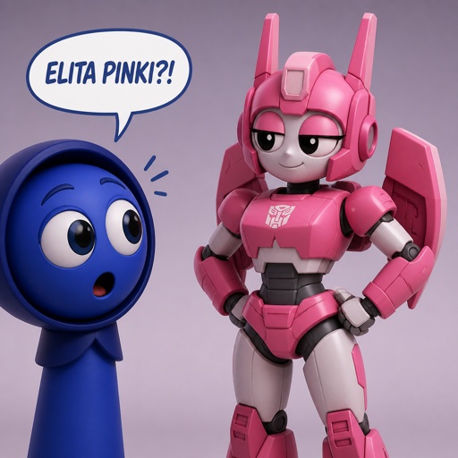Pinki from sprunki as Elita one getting called Elita Pinki by Jevin from sprunki for the first time 