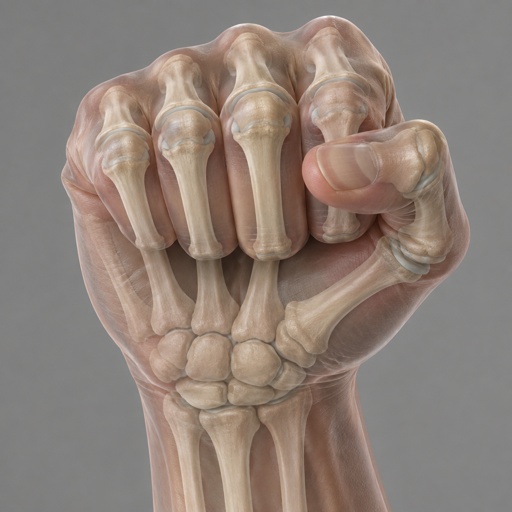 Metacarpal Skeleton Knuckles Hand Grab