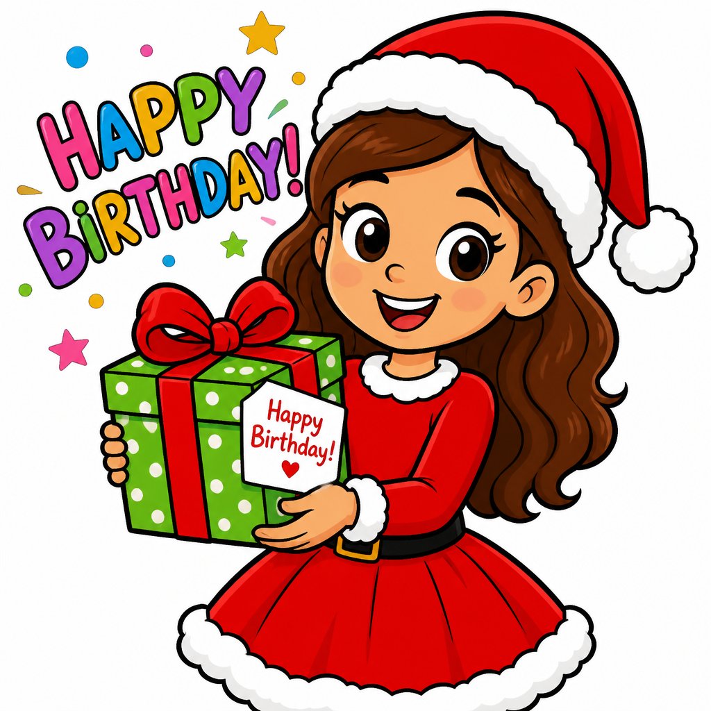 Make me a birthday give like Don’t give it Santa costume Girl Santa but for your birthday
