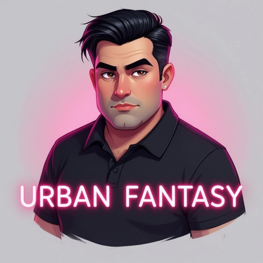 mężczyzna o  czarnych włosach, ulizanych i przyklepanych na jeden bok. ciemne oczy, lekko przymrużone. Wąskie wargi ust z mocniej zarysowaną górną wargą. Pulchny. twarz okrągła. Pyzaty. Ubrany w czarną koszulkę polo. tło różowe. 