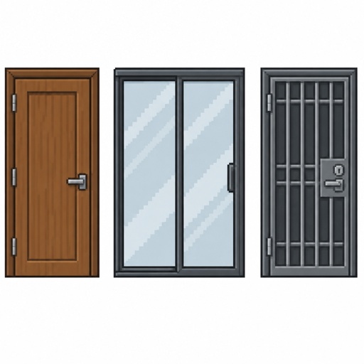 Different door types modern