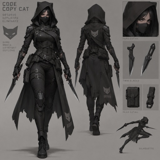 assassin name code, copy cat