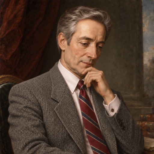 a painting of a man wearing a suit and tie
